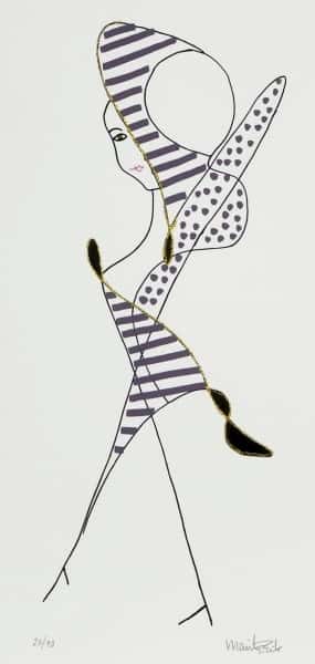 Kvikk strektegning nr 3 av Marit Eik