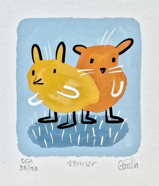 Venner av Gunilla Holm Platou