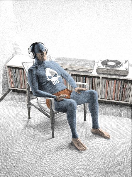 High fidelity, hvit av Andreas Englund